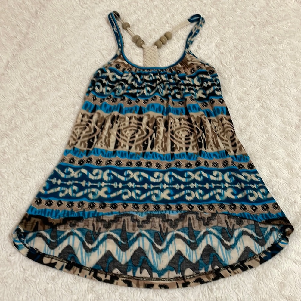 Soft Cotton High-Low Tank Top